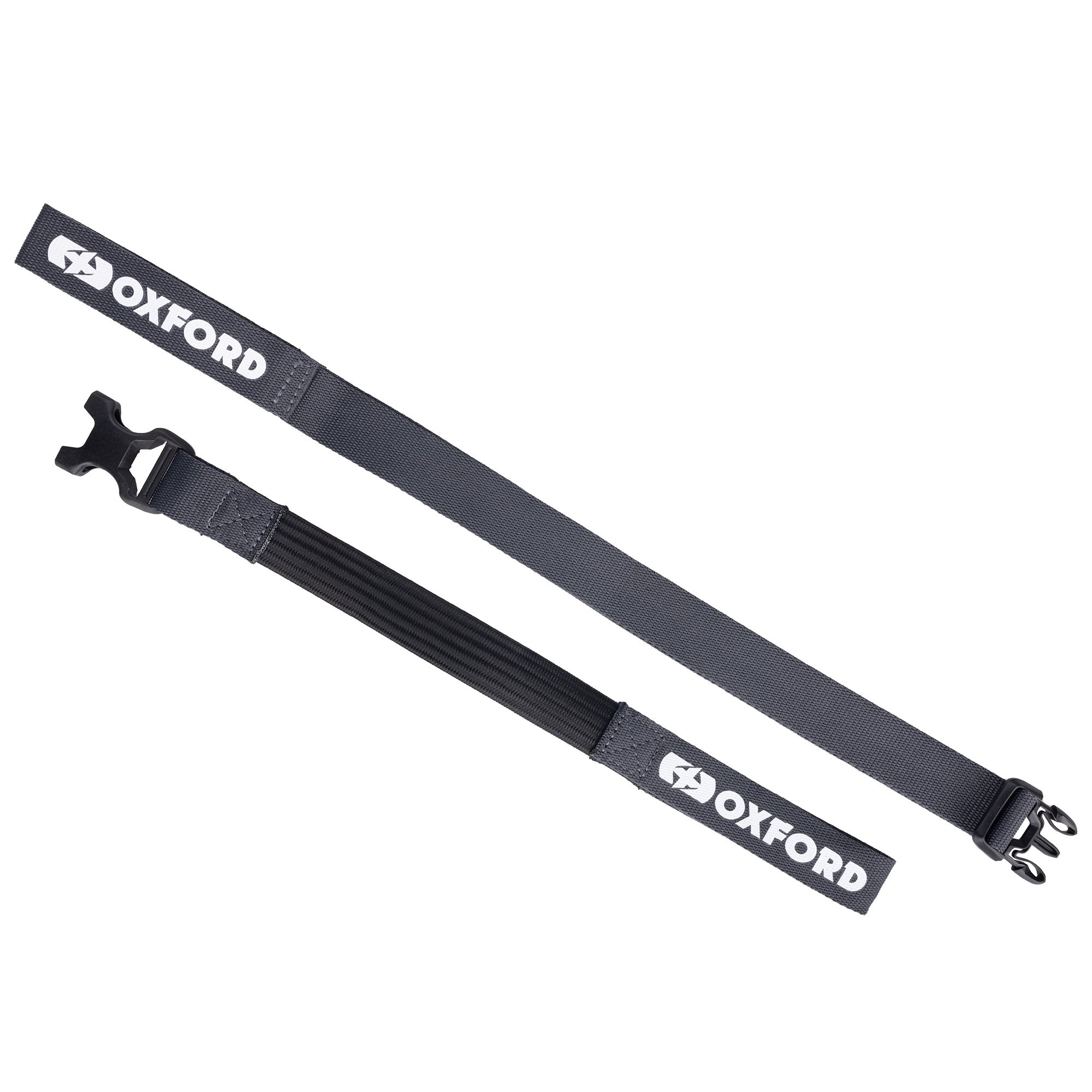 Atlas B-Clip, Spanngurtset 26mm x 1,2m, grau