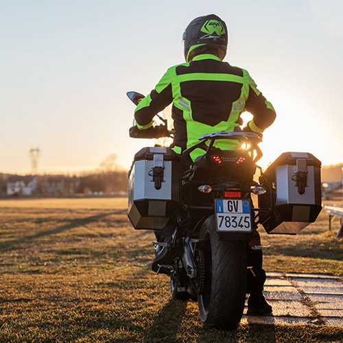 Trekker Alaska 36L Koffer-Satz MONOKEY silber Givi