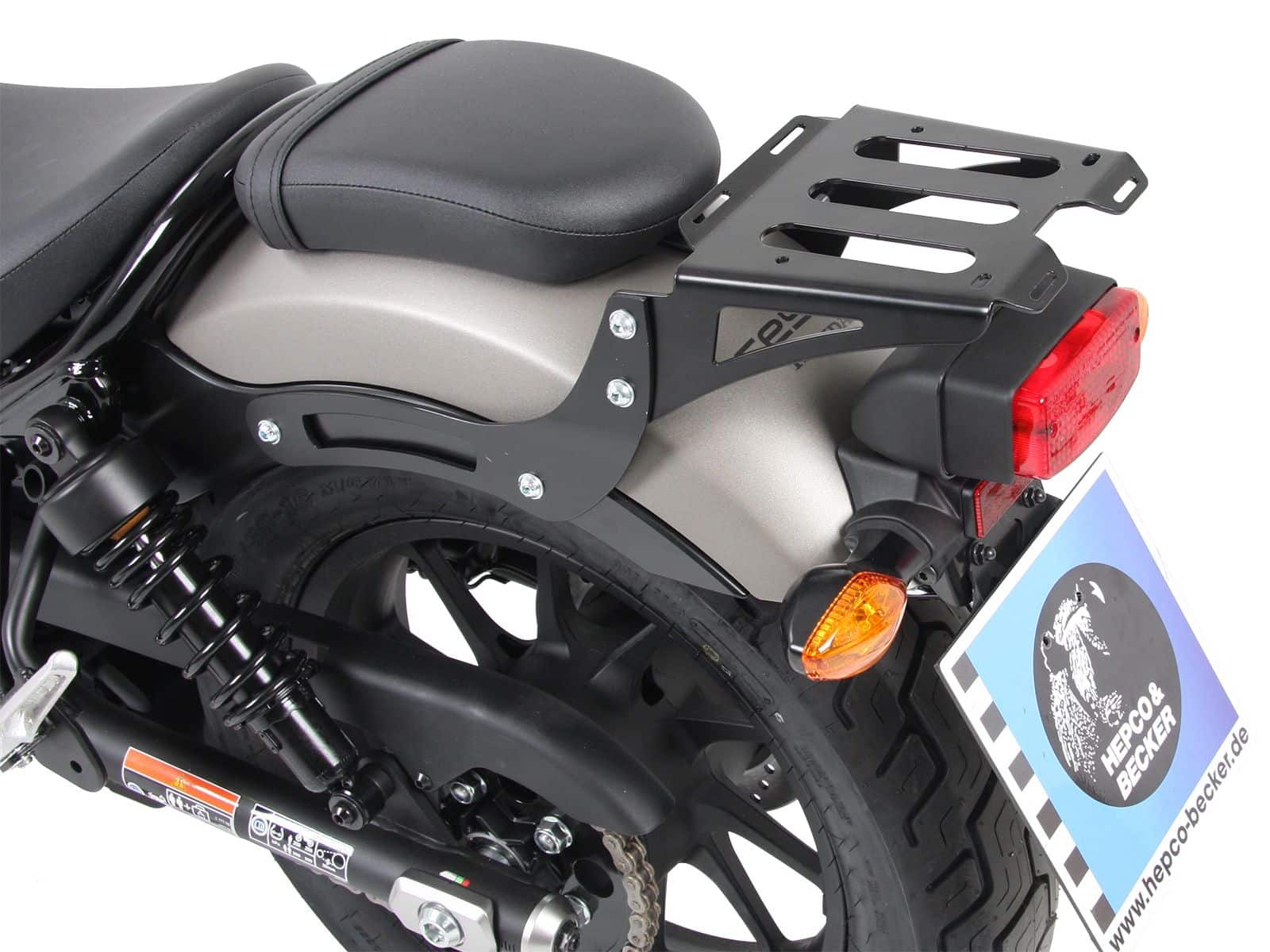 Minirack Softgepäck-Heckträger schwarz für Honda CMX 500 Rebel (17-) Hepco & Becker