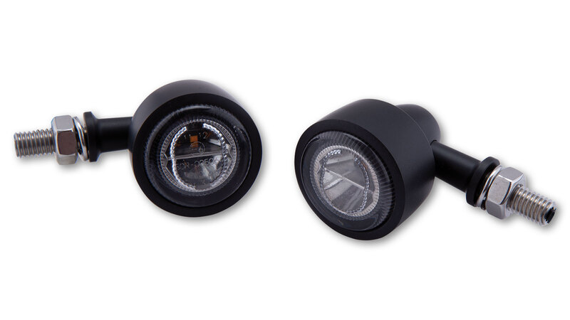 HIGHSIDER pro Classic-X1 LED Rück-, Bremslicht, Blinker Schwarz/Getönt 3in1, E-Geprüft (Paar)