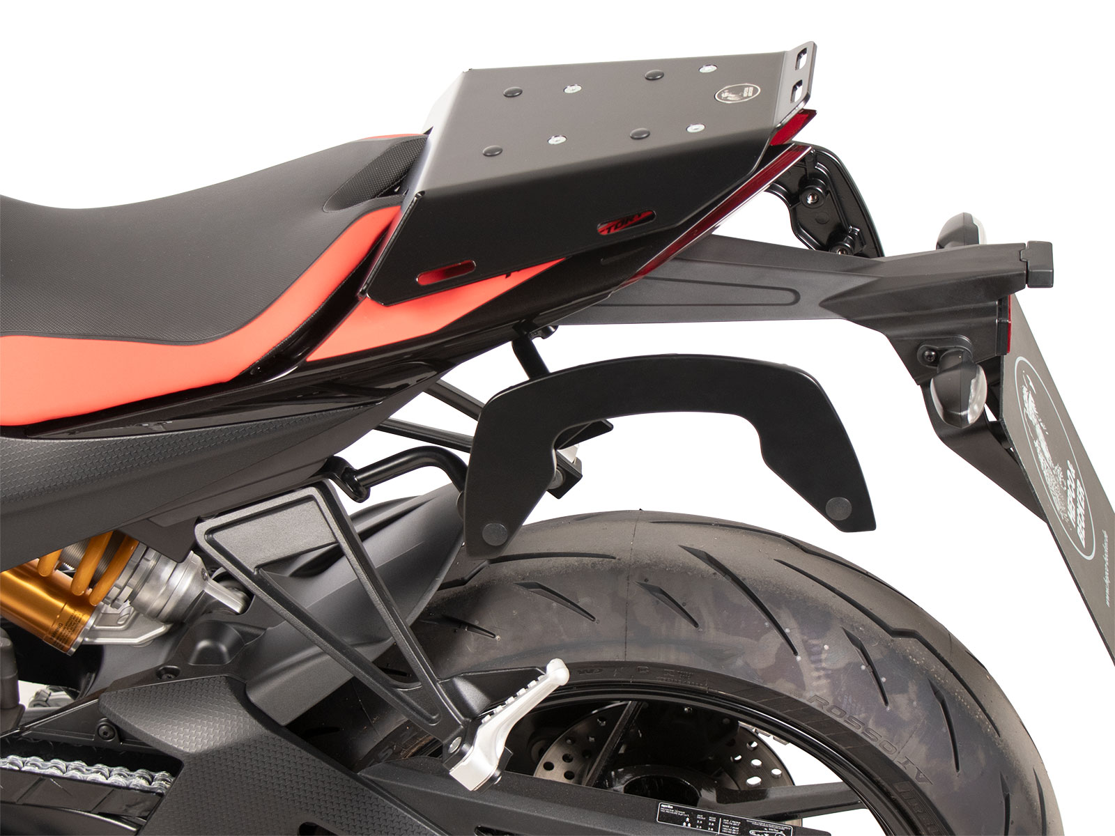 C-Bow Seitenträger schwarz für Aprilia Tuono 660 Factory (22-) Hepco & Becker