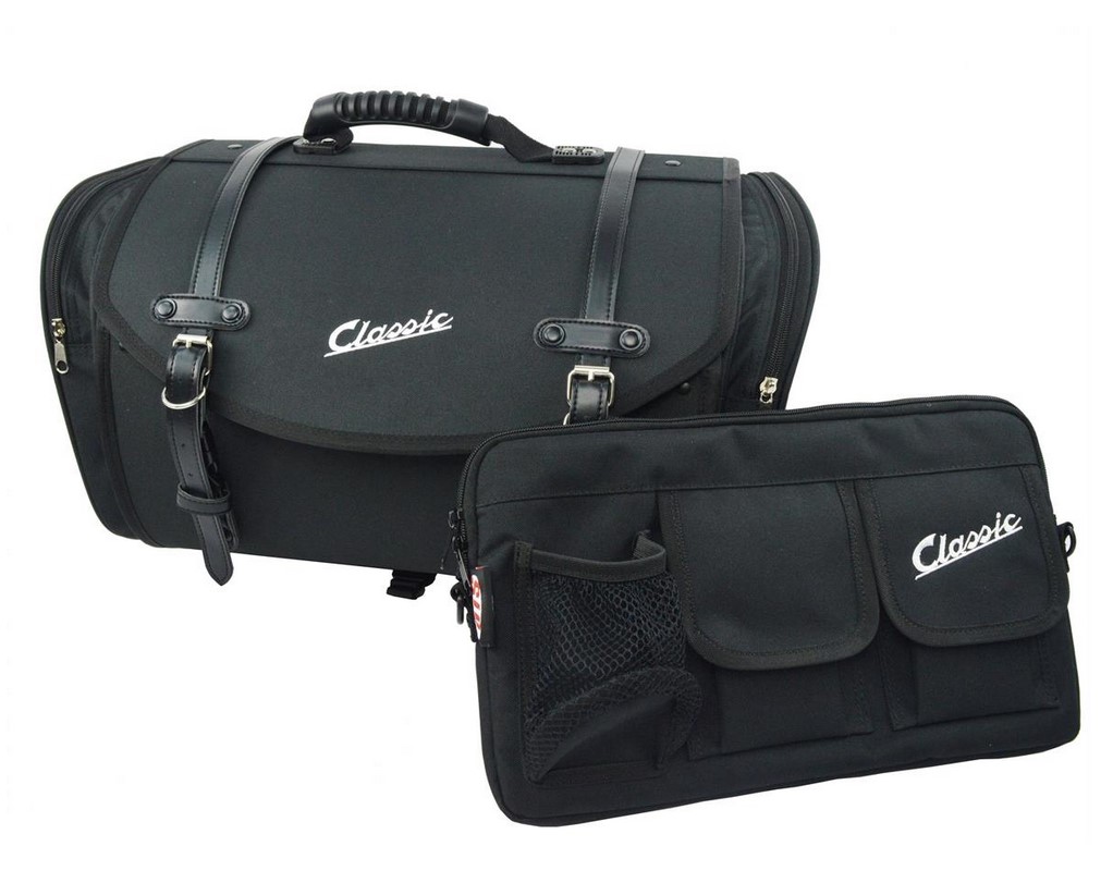Taschenset Classic für Vespa, schwarz