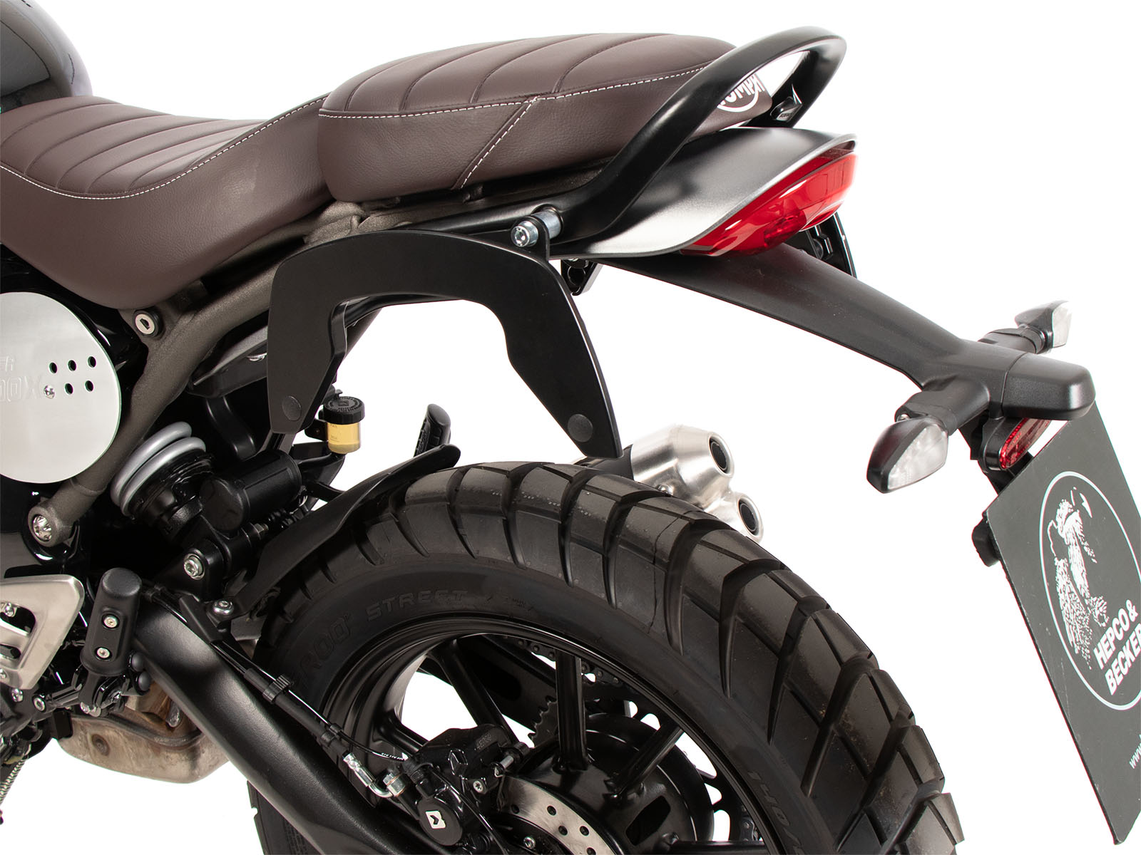 C-Bow Seitenträger schwarz für Triumph Scrambler 400 X (24-) Hepco & Becker