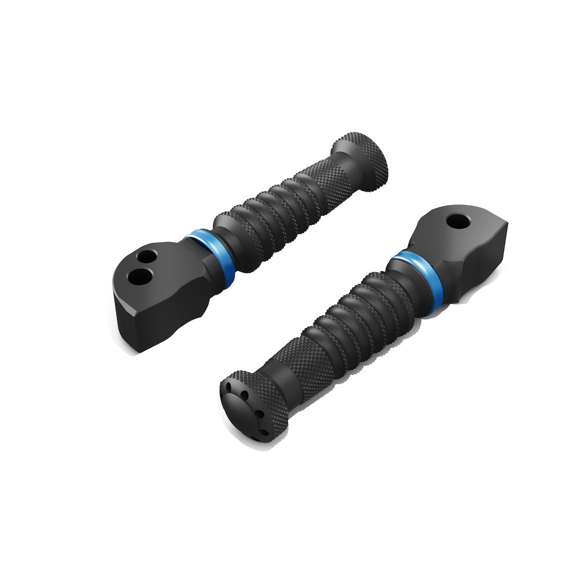 Custom-Fußrasten für Beifahrer blau Original Yamaha