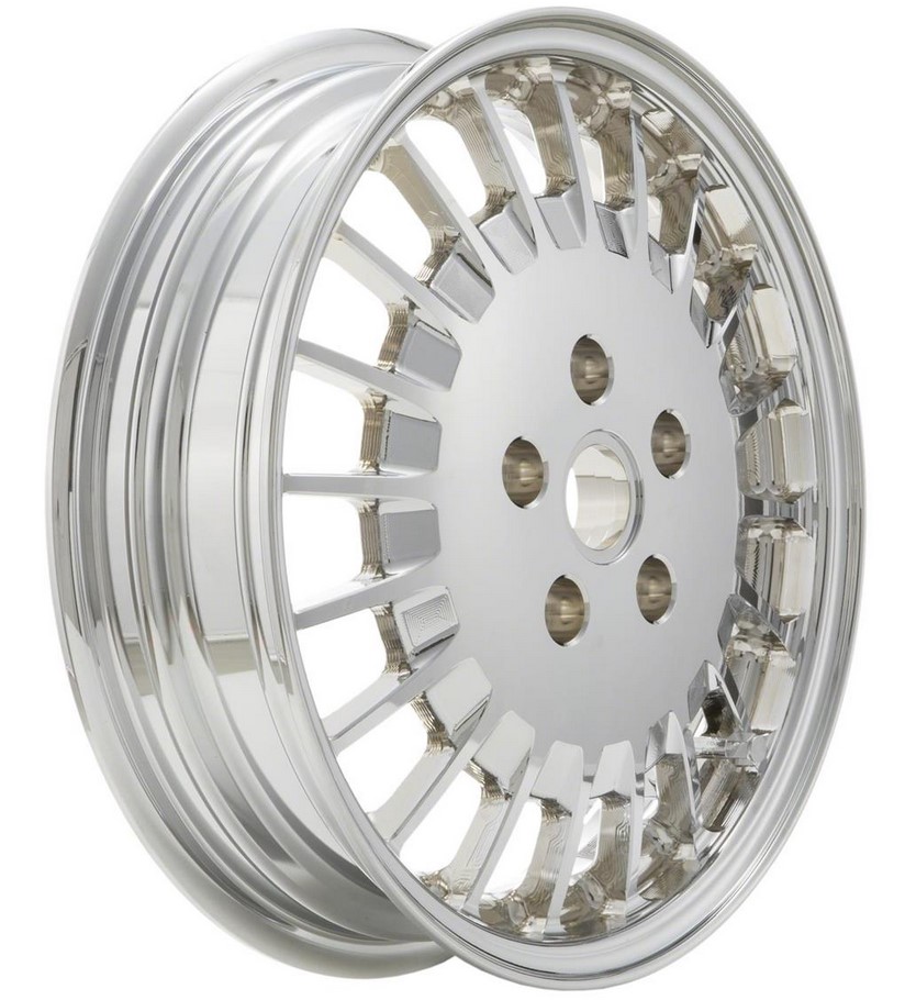 Felge vorne/hinten für Vespa GTS/​GTS Super/​GTV/​GT 60/​GT/​GT L/​946 125-300ccm, chrom