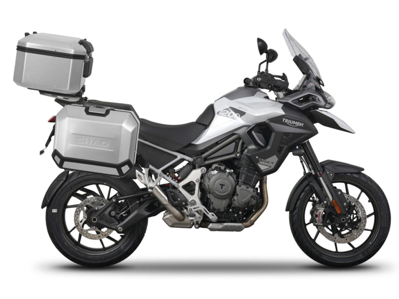 Shad Seitenkofferträger 4P System schwarz lackiert für Triumph Tiger 1200 /GT /Rally /Pro /Explorer (22-25)