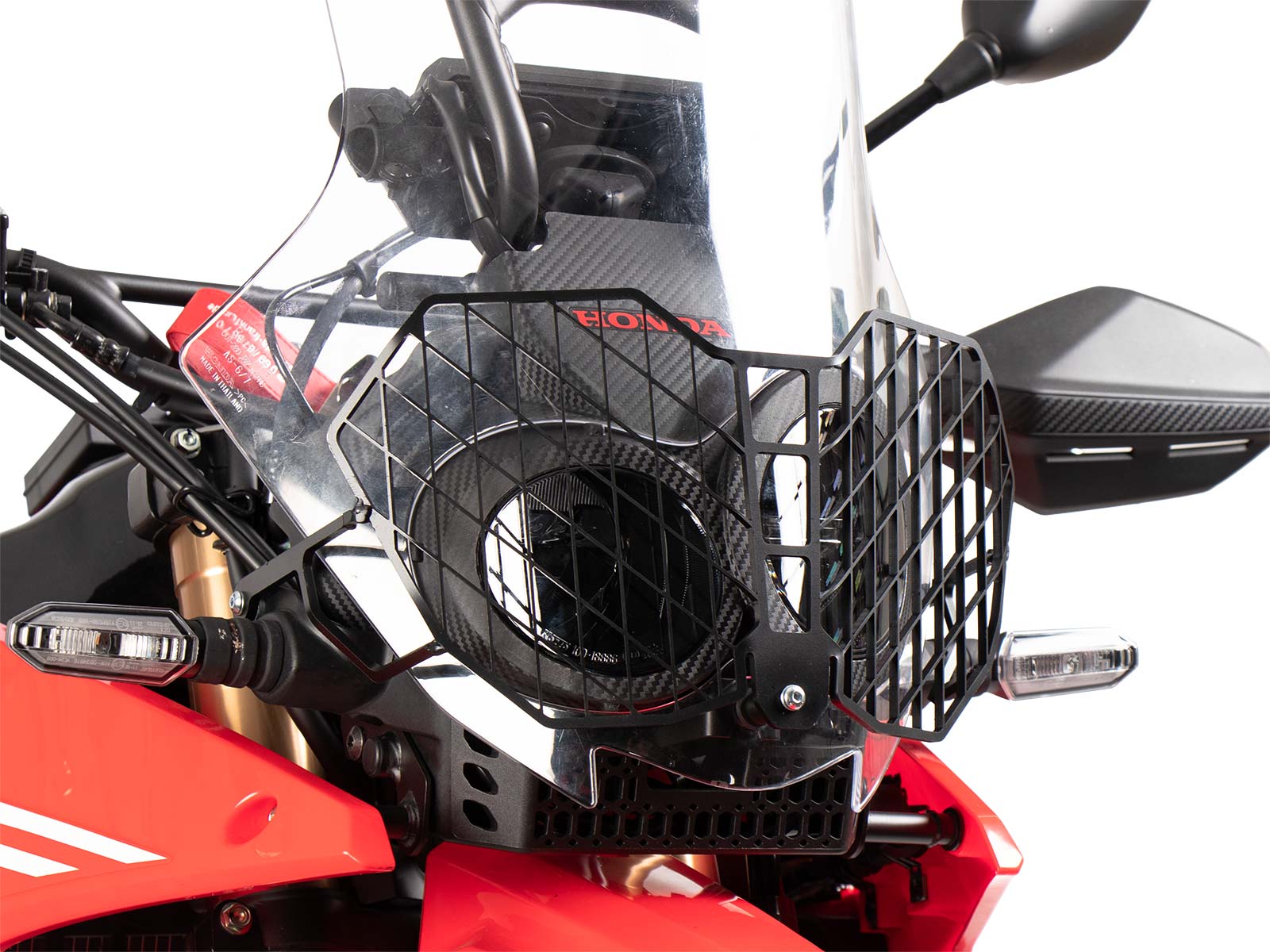 Lampenschutzgitter schwarz für Honda CRF 300 Rally (21-) Hepco & Becker