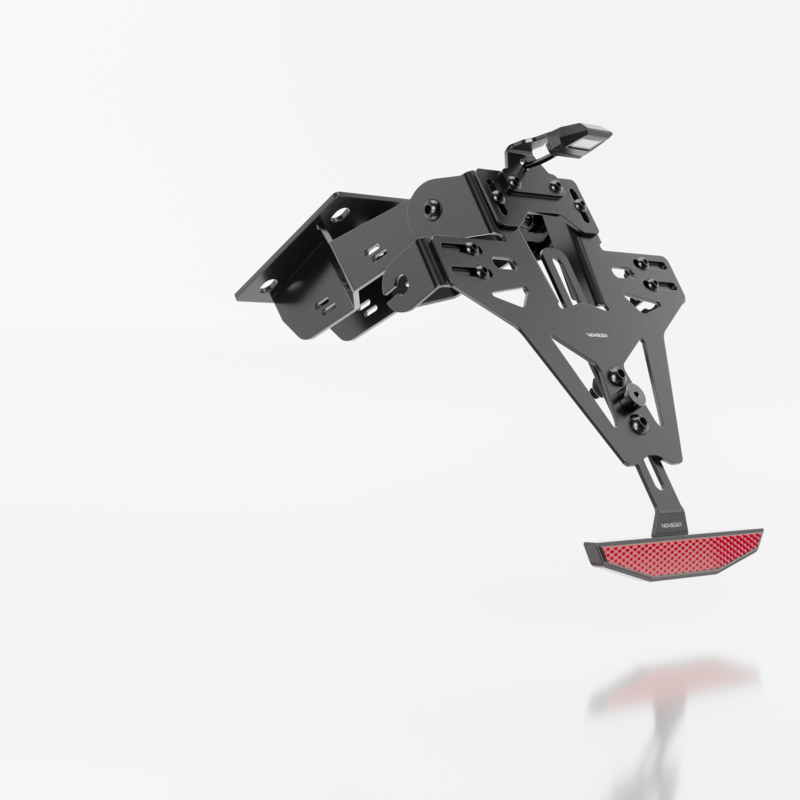 Kennzeichenhalter Akron-RS Pro inkl. Kennzeichenbeleuchtung für Kawasaki Z 900 /SE (25-) Highsider