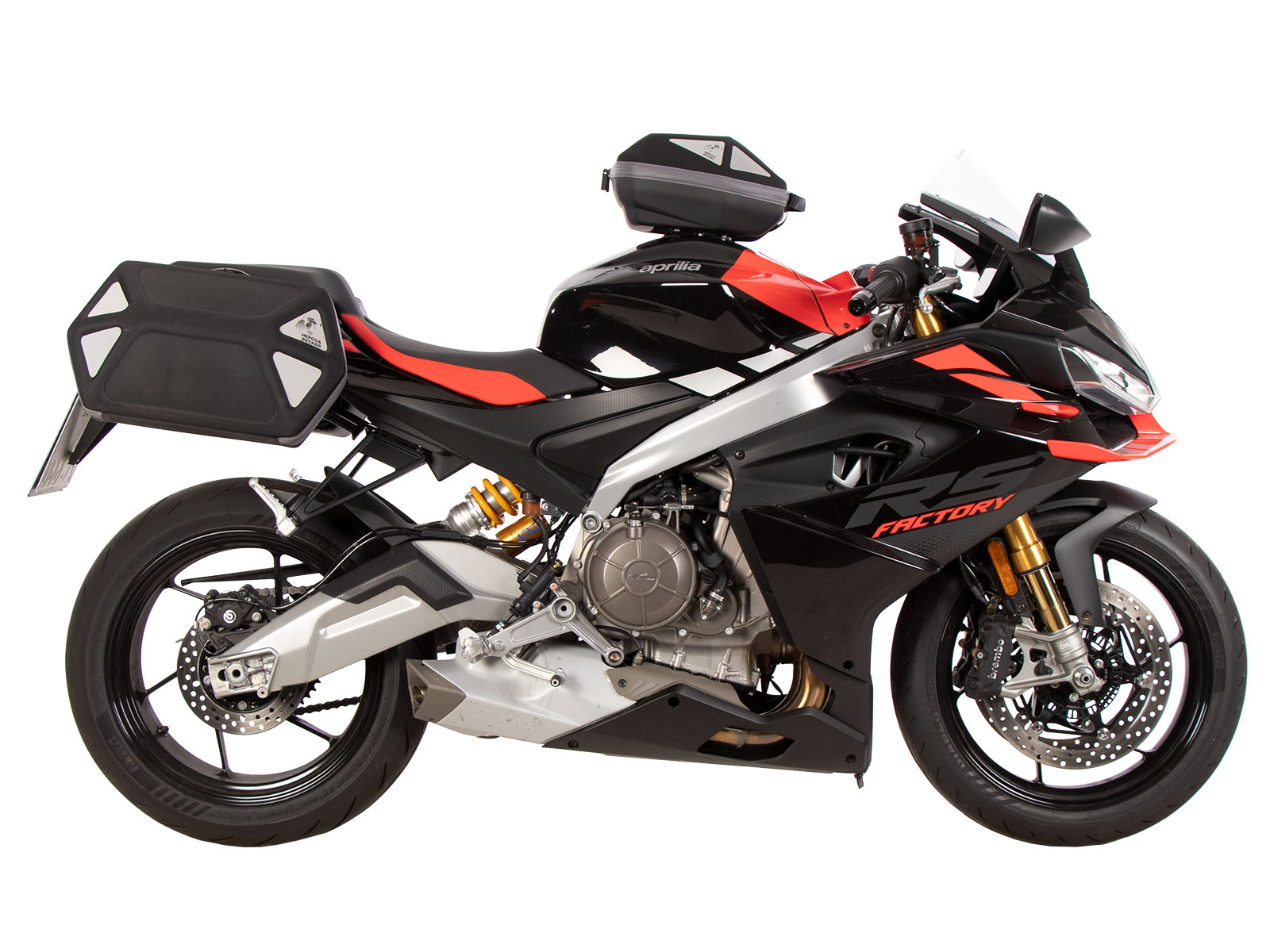 C-Bow Seitenträger schwarz für Aprilia RS 660 / Factory (25-) Hepco & Becker