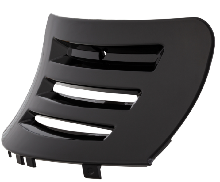 Zündkerzenklappe für Vespa Primavera/​Sprint 50-150ccm 2T/​4T AC, schwarz glänzend