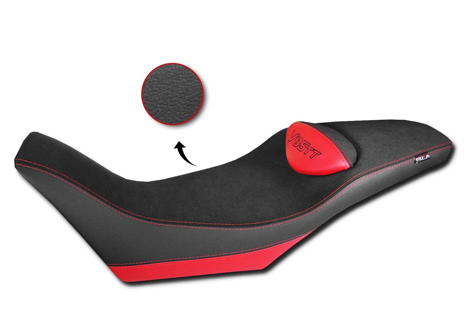 Sitzbezug Comfort aus 3D Faser für Moto Guzzi V 85 TT (19-23)