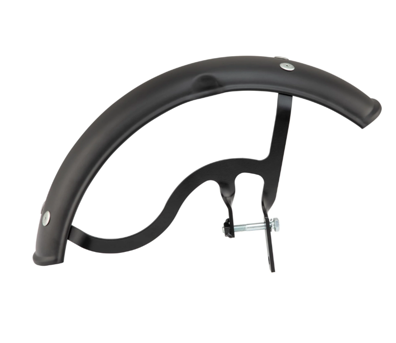 Kotflügel Garelli für Vespa PX 80-200ccm, Metall, schwarz matt