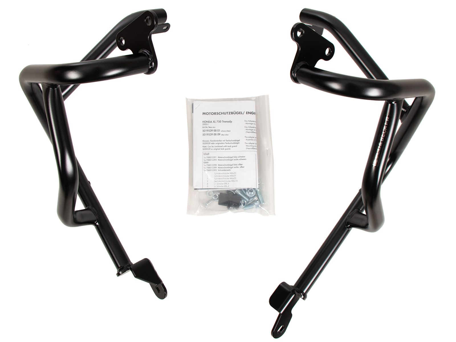 Motorschutzbügel schwarz für Honda XL 750 Transalp (25- ) Hepco & Becker