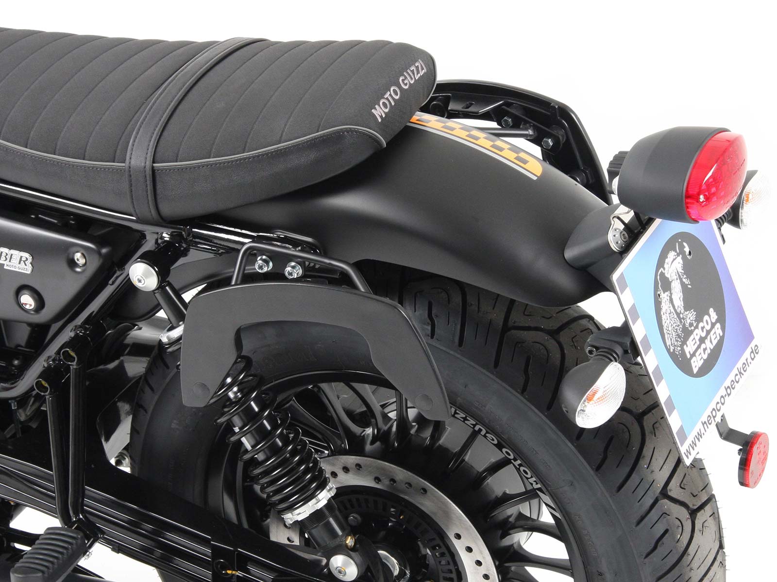 C-Bow Seitenträger schwarz für Moto Guzzi V9 Bobber/Special Edition (21-) Hepco & Becker