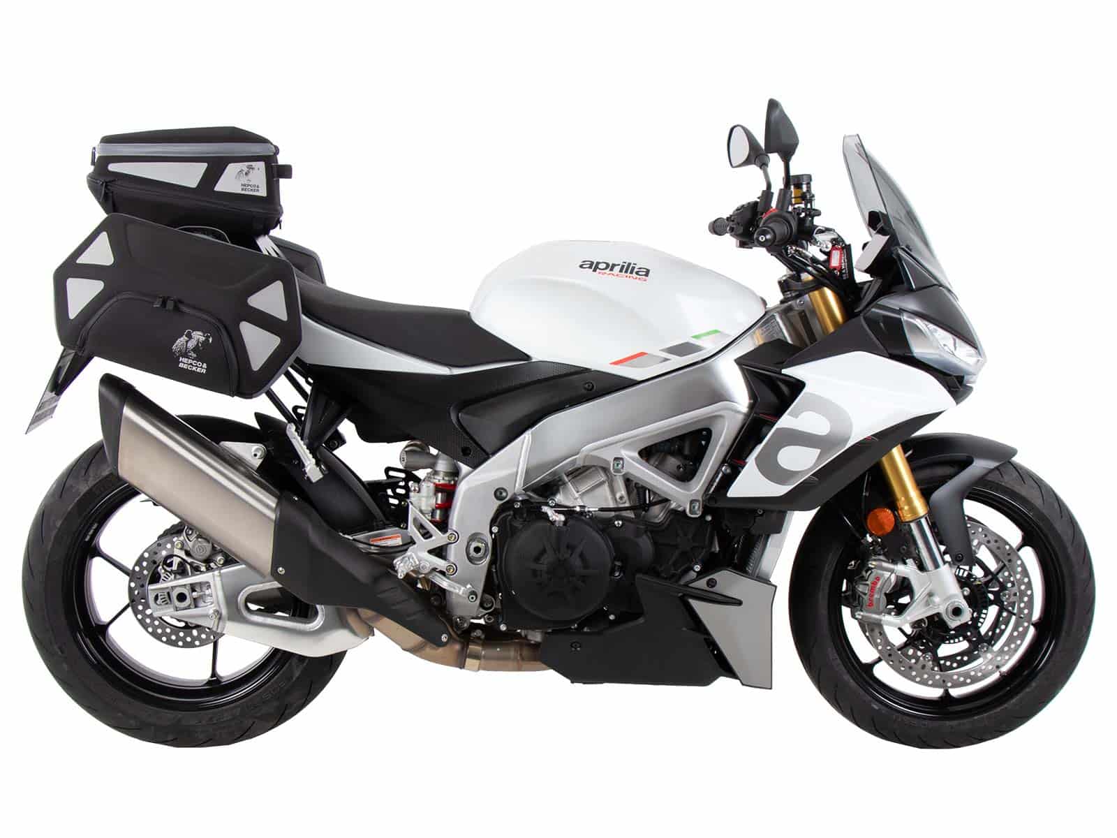 C-Bow Seitenträger schwarz für Aprilia Tuono V4 (21-24) Hepco & Becker