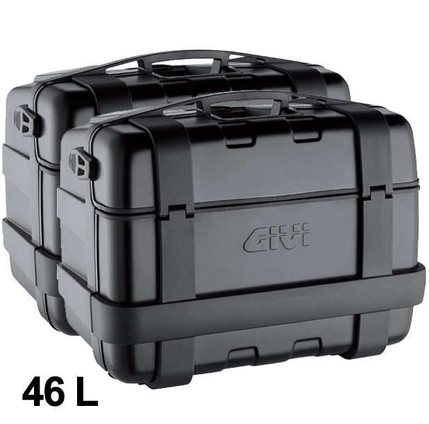Givi Koffer Satz Trekker 46L schwarz Monokey