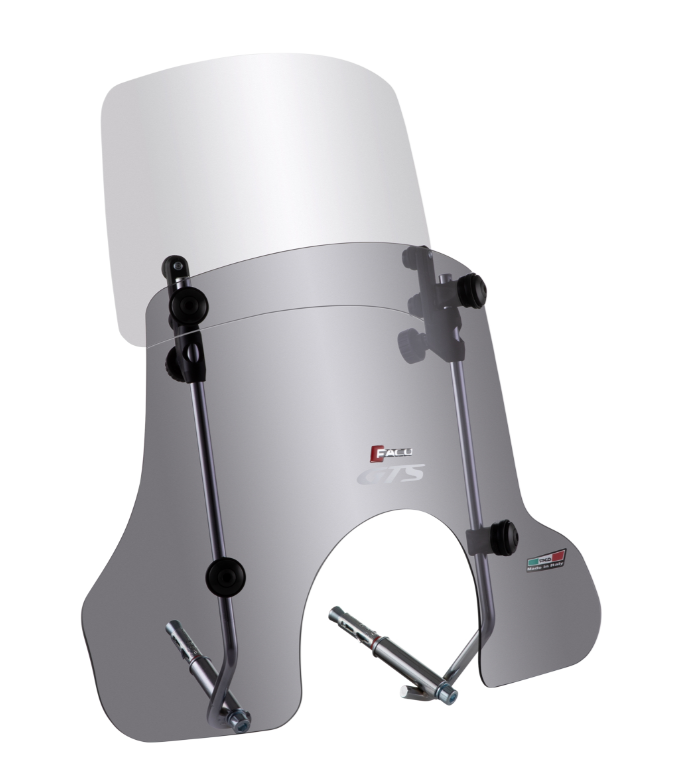 Windschild FACO "Twin-Screen"für Vespa GTS /​GTS Super 125/​300ccm (`23-), getönt