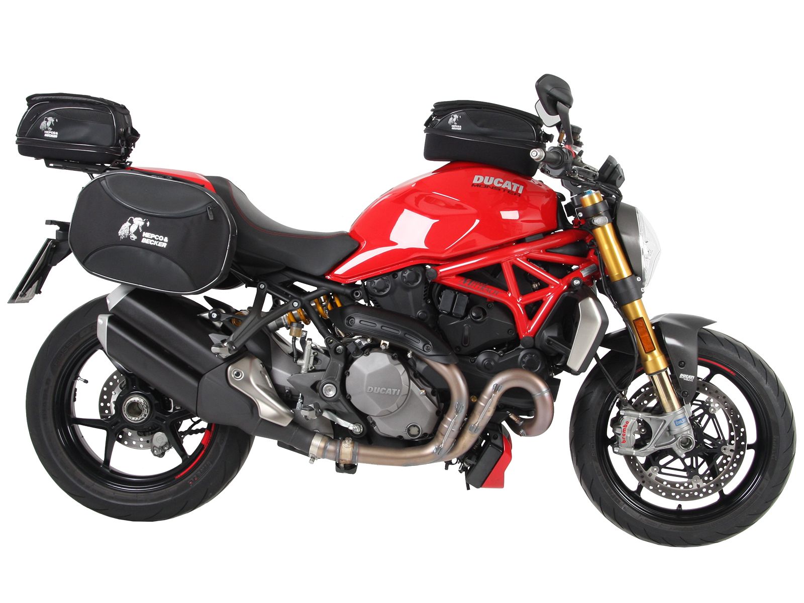 Smartrack Heckträger schwarz für Ducati Monster 1200 S (17-20) Hepco & Becker