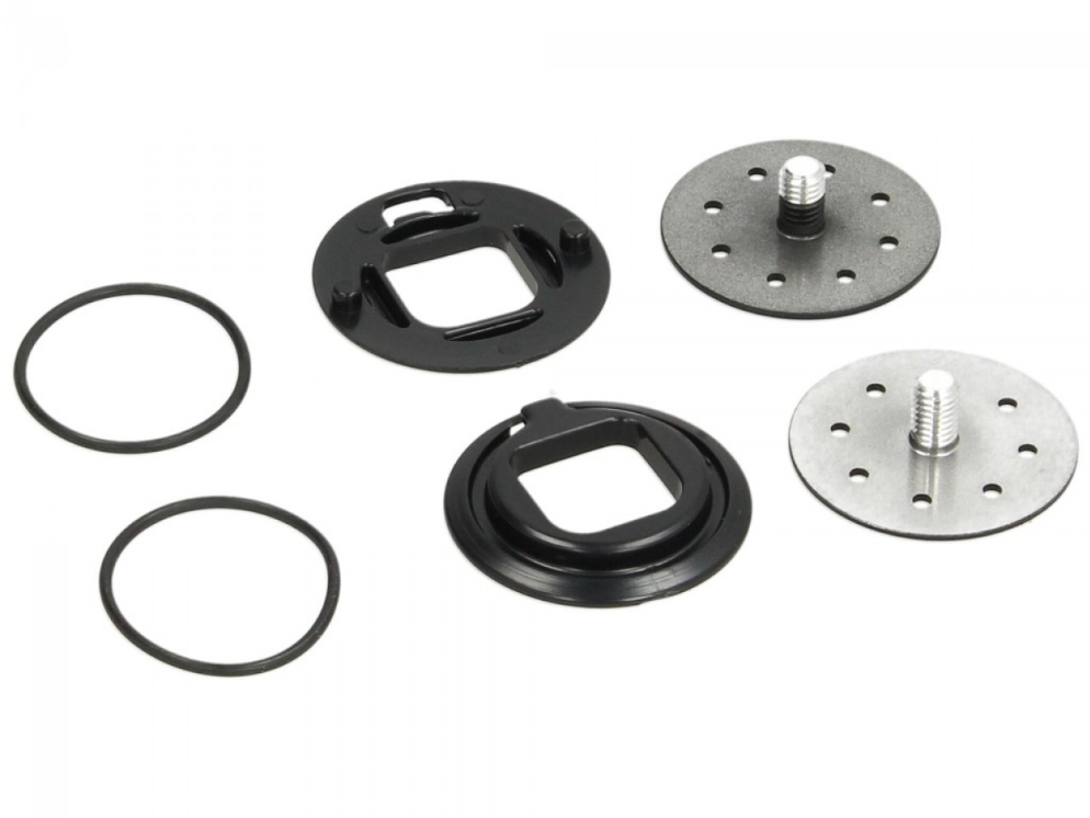 Visiermechanik, schwarz für Piaggio Demi Jet Helm, Carbonskin