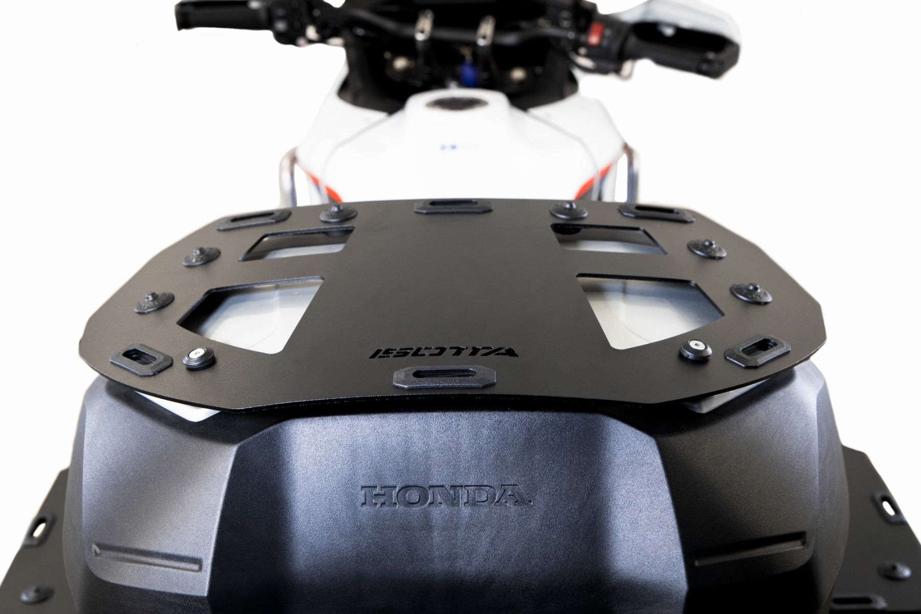 Gepäckträger für Topcase Honda XL 750 Transalp /NT 1100 /ADV 750 /NC 750 X, Alu, schwarz