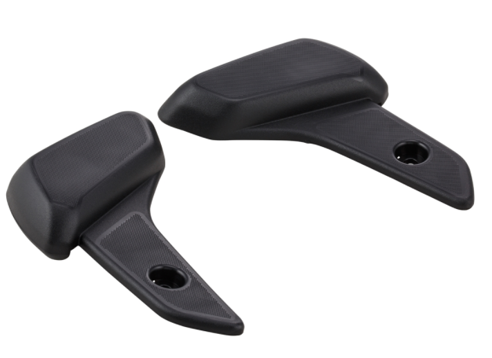 Fußrasten schwarz links/rechts für Vespa Primavera/​Sprint 50-150ccm, Kunststoff