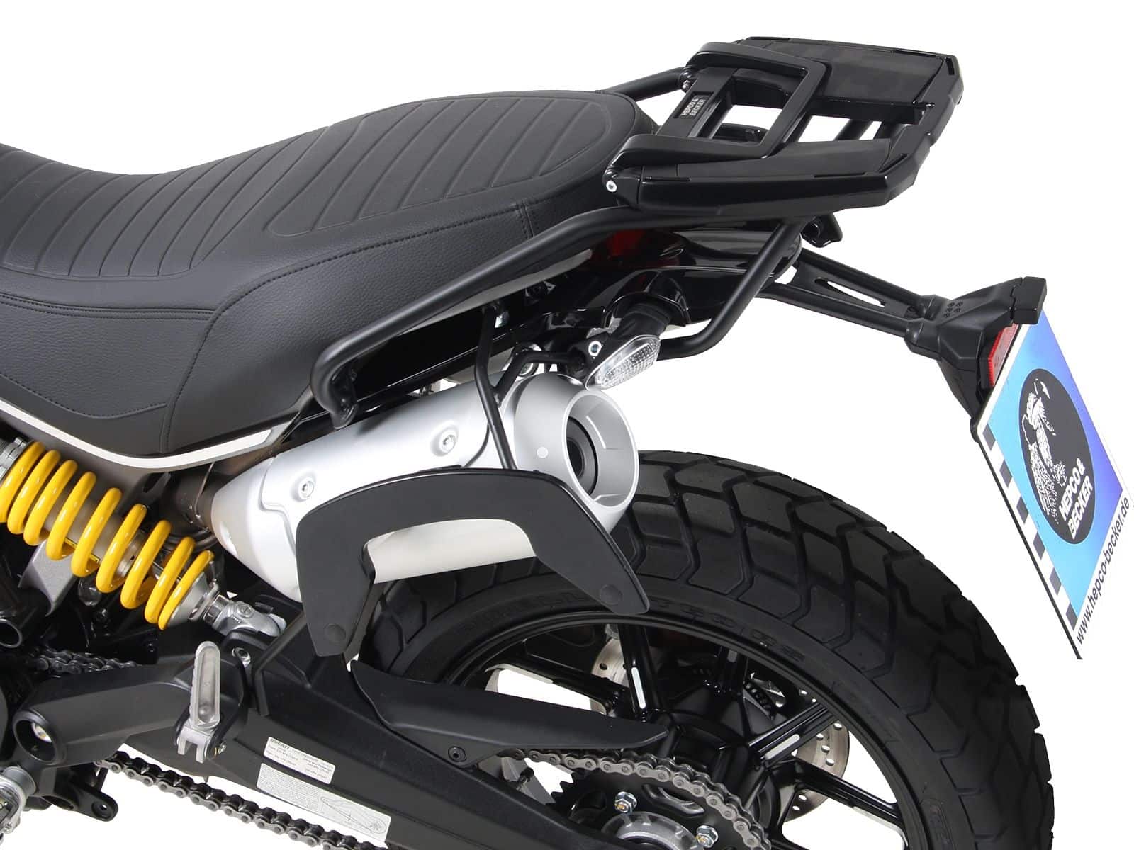 Easyrack Topcaseträger schwarz für Ducati Scrambler 1100 /Special /Sport (18-20) Hepco & Becker