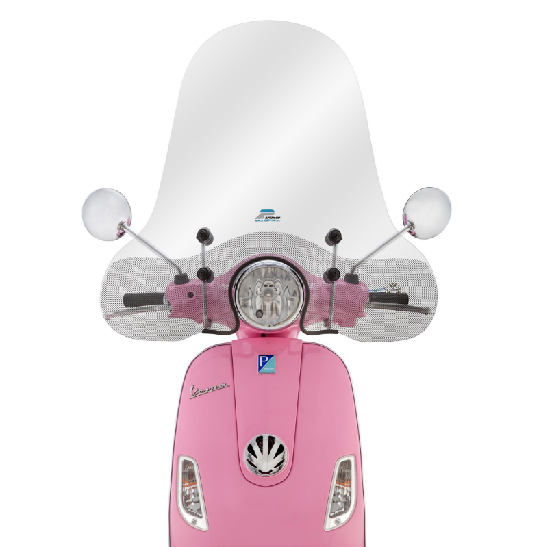 Windschild CUPPINI hoch für Vespa LX 50-150ccm, klar