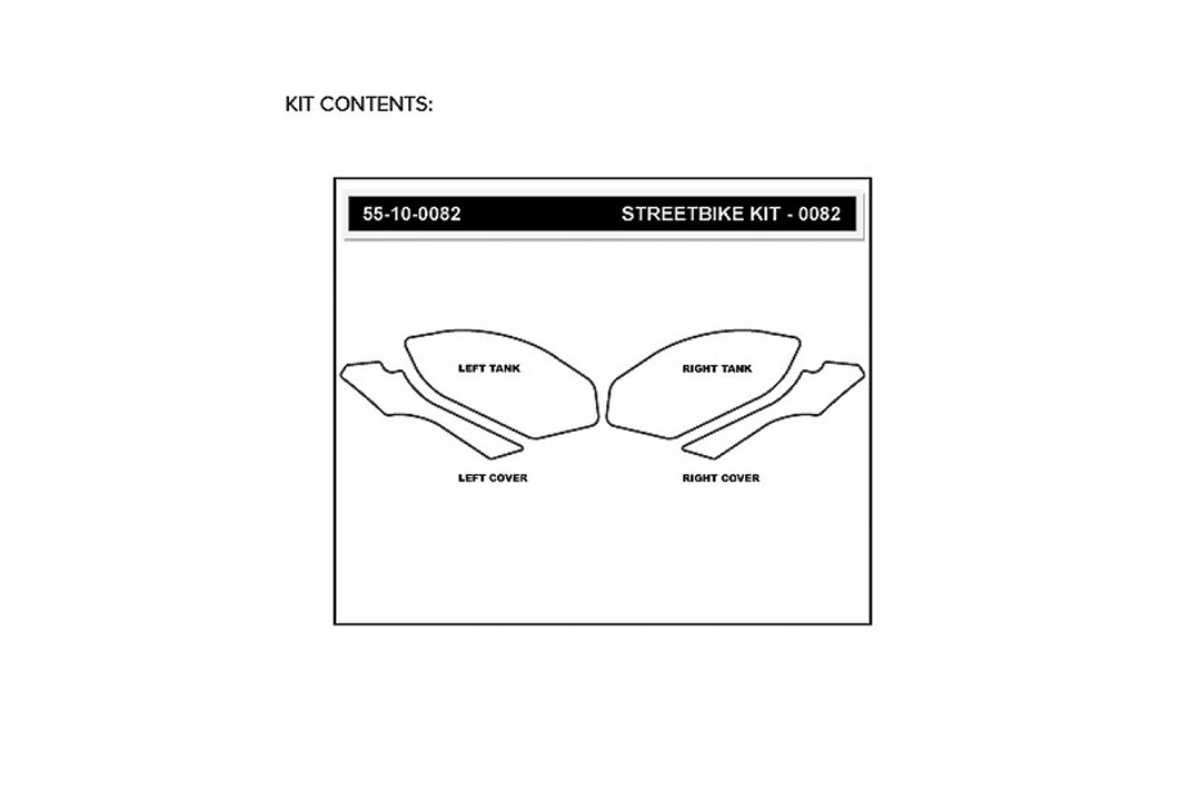 Stompgrip Hybrid, Volcano, für BMW HP4, 2013-2015, S1000RR, 2009-2014