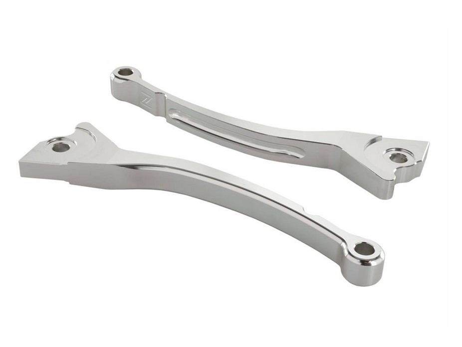 Sporthebel Set Bremse ZELIONI für Vespa, rechts und links, silber