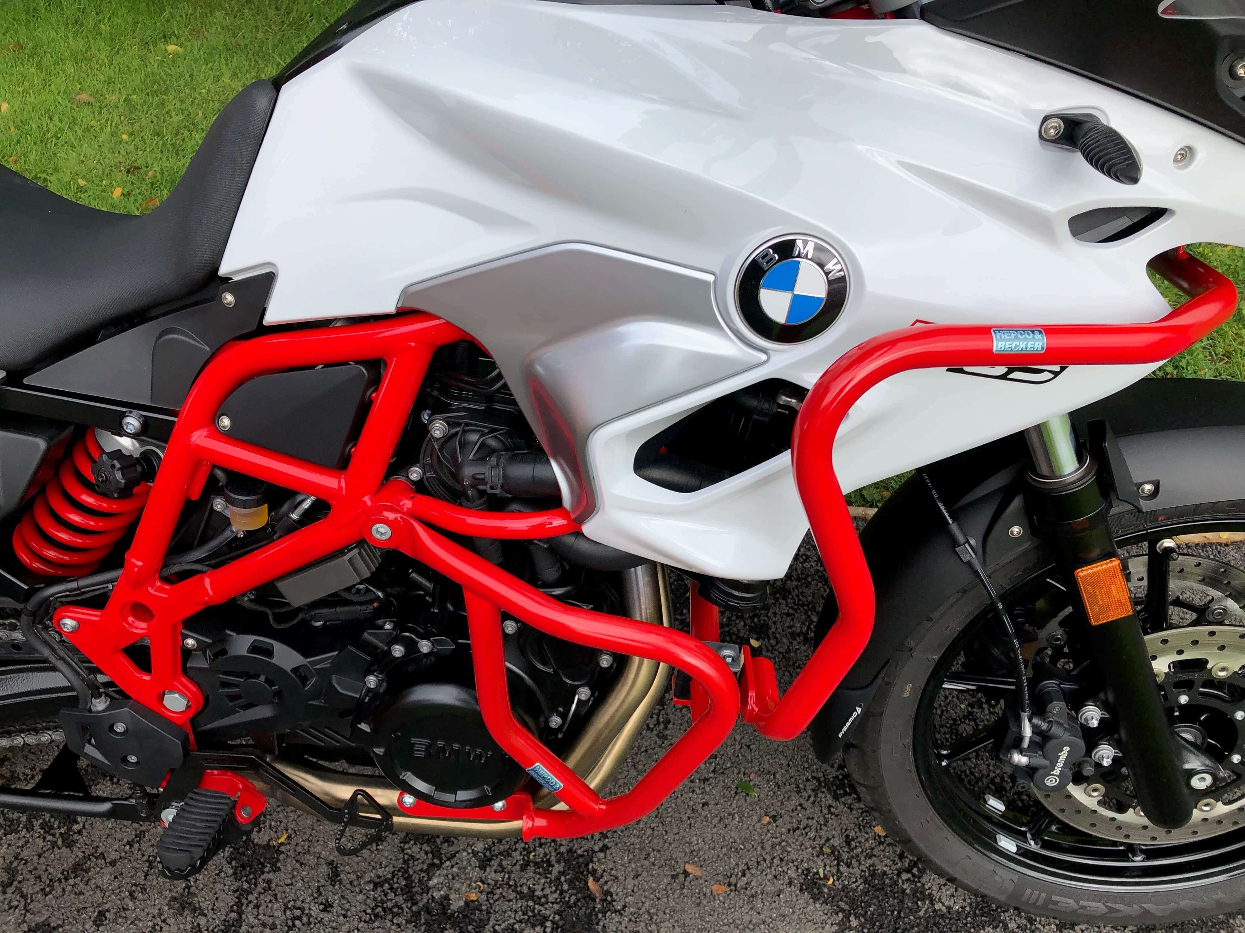 Motorschutzbügel rot für BMW F 650 GS Twin /F 700 GS Hepco & Becker