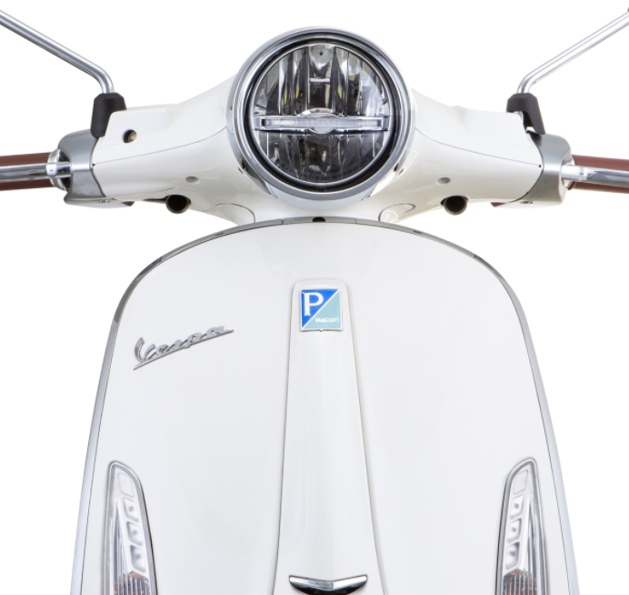 Scheinwerfer LED für Vespa Primavera 50-150ccm 2T/​4T (-'18), schwarz matt