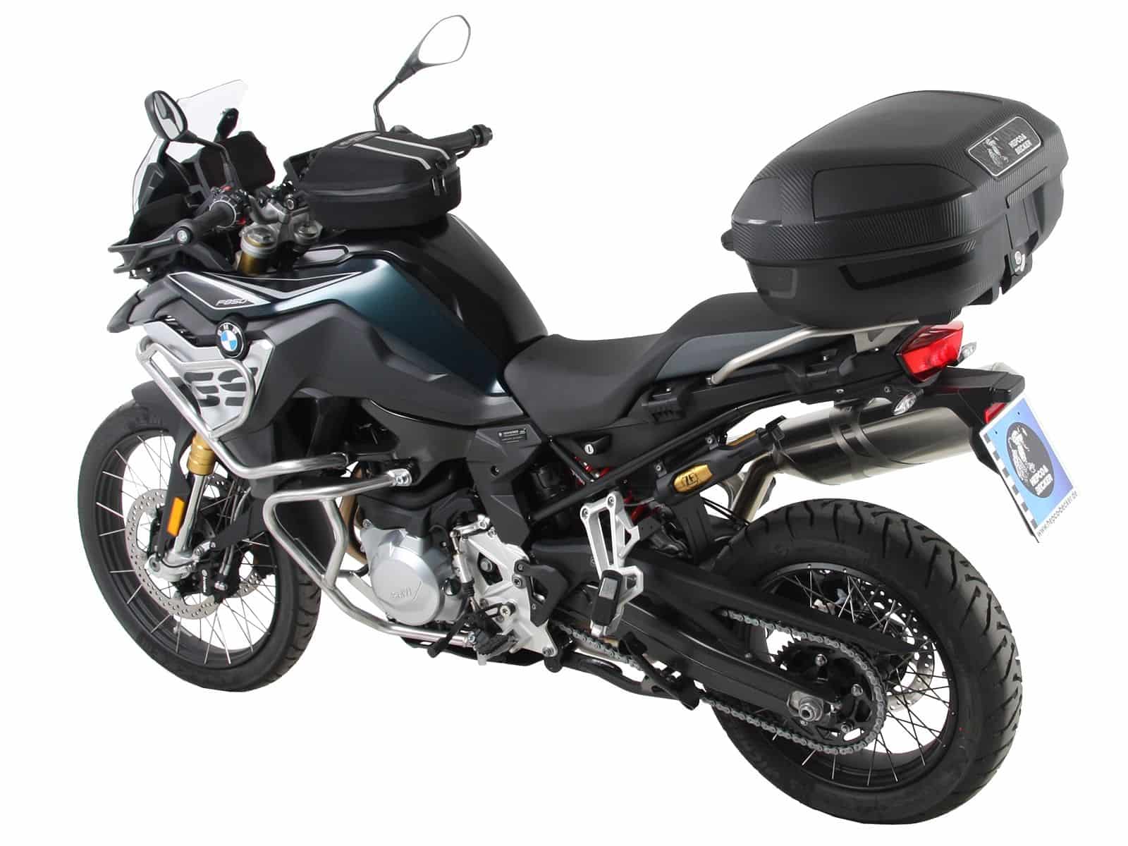 Alurack Topcaseträger schwarz für Kombination mit Original-Zubehörgepäckbrücke für BMW F 750 GS