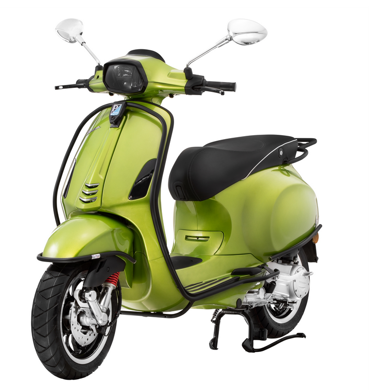 Gepäckbrücke hinten für Vespa Primavera /​Sprint /​Elettrica 50-150ccm, schwarz matt