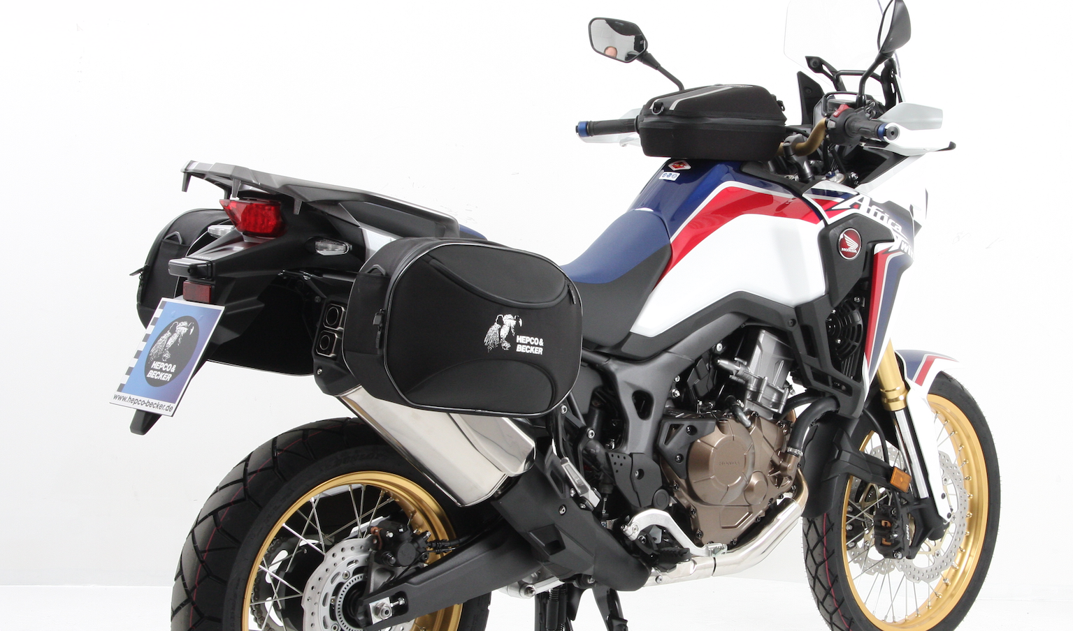 C-Bow Seitenträger schwarz für Honda CRF 1000 Africa Twin (16-17) Hepco & Becker