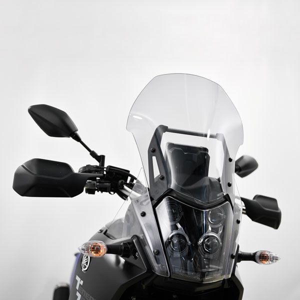 Hohes Windschild rauchgrau für Yamaha Ténéré 700 (19-24)