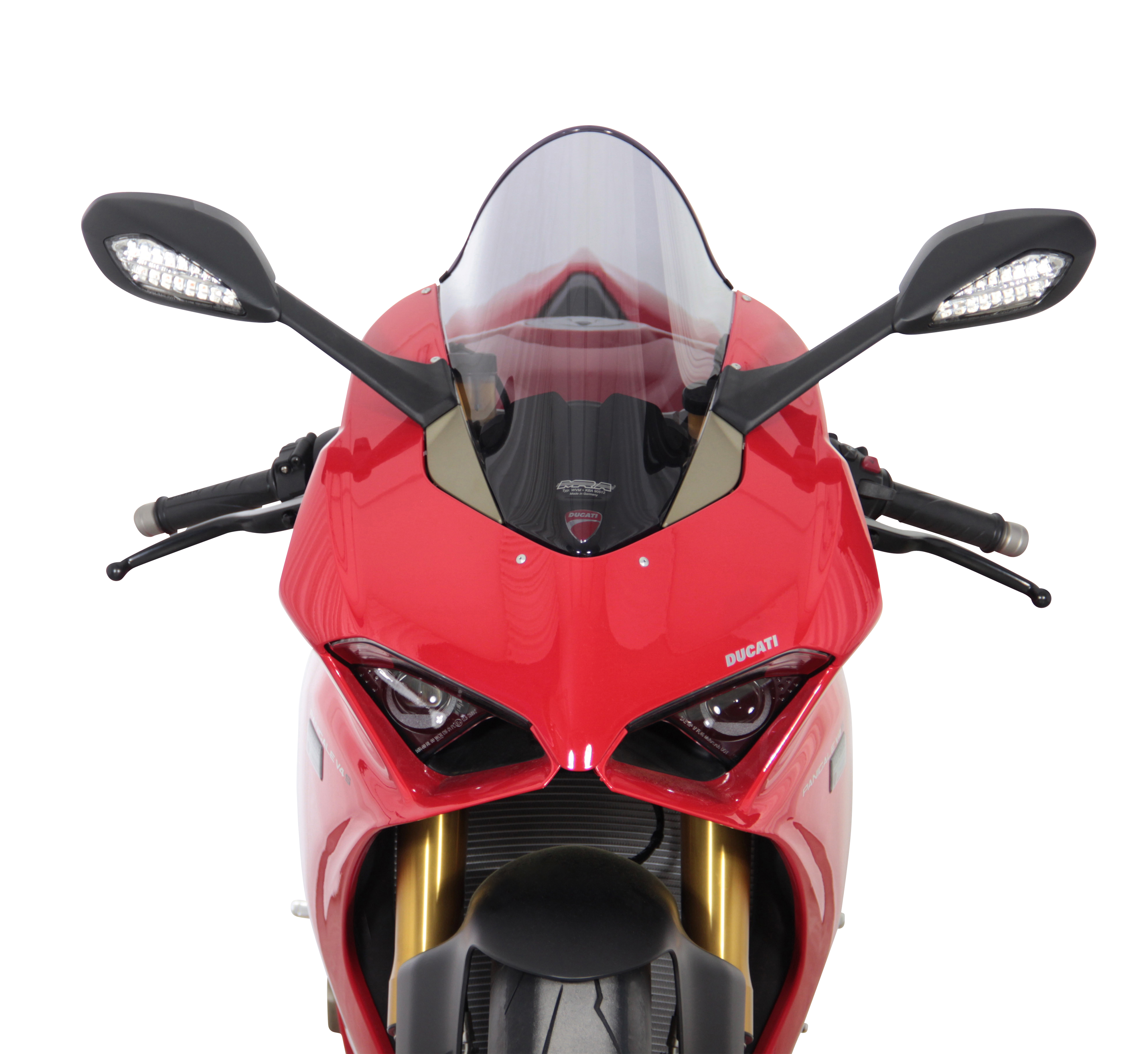 Racingscheibe "R" rauchgrau für Panigale V4 /R /S Orignal MRA