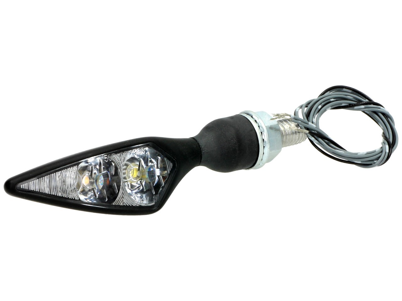 Kellermann Blinker, Rhombus PL, Stahl, LED, vorne rechts, 12 V, schwarz seidenmatt, E-geprüft