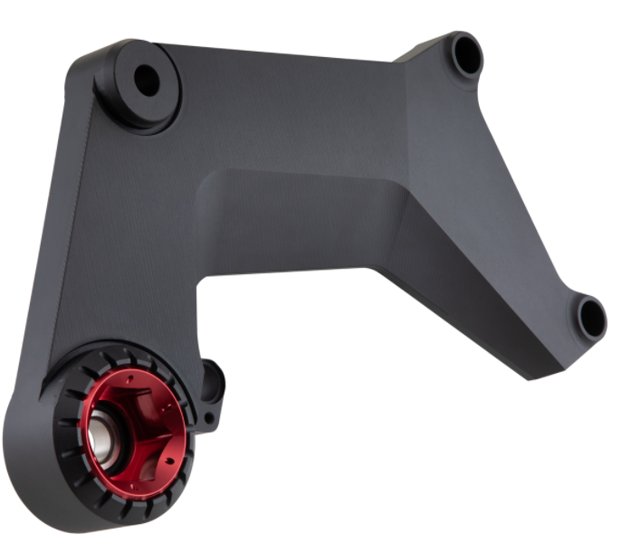 Schwingarm für Rennauspuff, hinten für Vespa GTS/​GTS Super/​GTV 125-300ccm mit ABS, schwarz