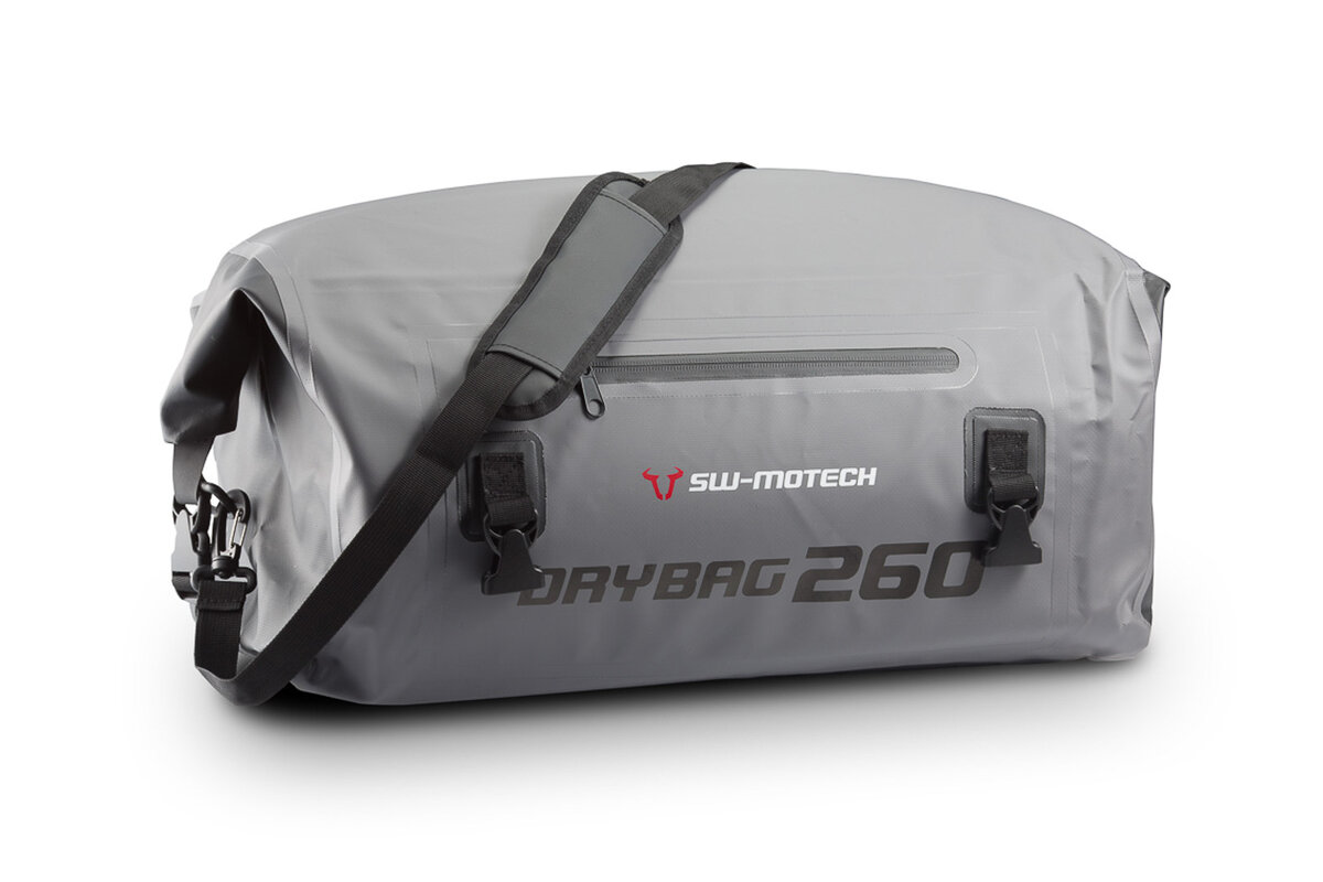 SW-Motech Drybag 260 Hecktasche für Kawasaki ZZ-R 1400, grau / schwarz