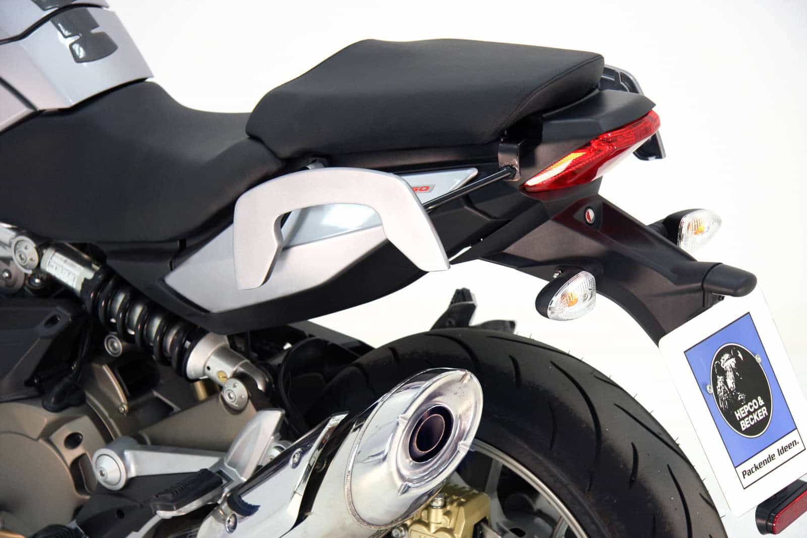 C-Bow Seitenträger schwarz für Aprilia NA 850 Mana/GT (07-16) Hepco & Becker