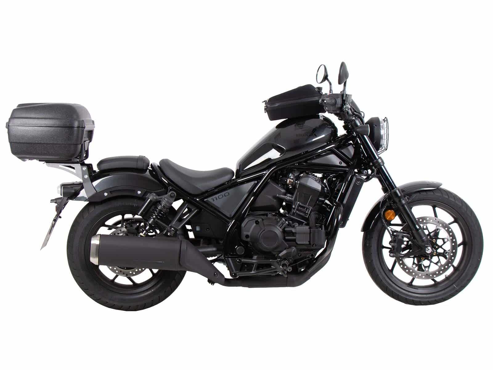 Alurack Topcase-Träger schwarz für Honda CMX 1100 Rebel /DCT (21-24) Hepco & Becker