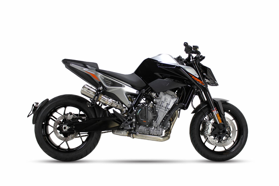 IXRACE MK2 Endtopf KTM 790 /890 Duke, Edelstahl, E-geprüft, Euro4+5