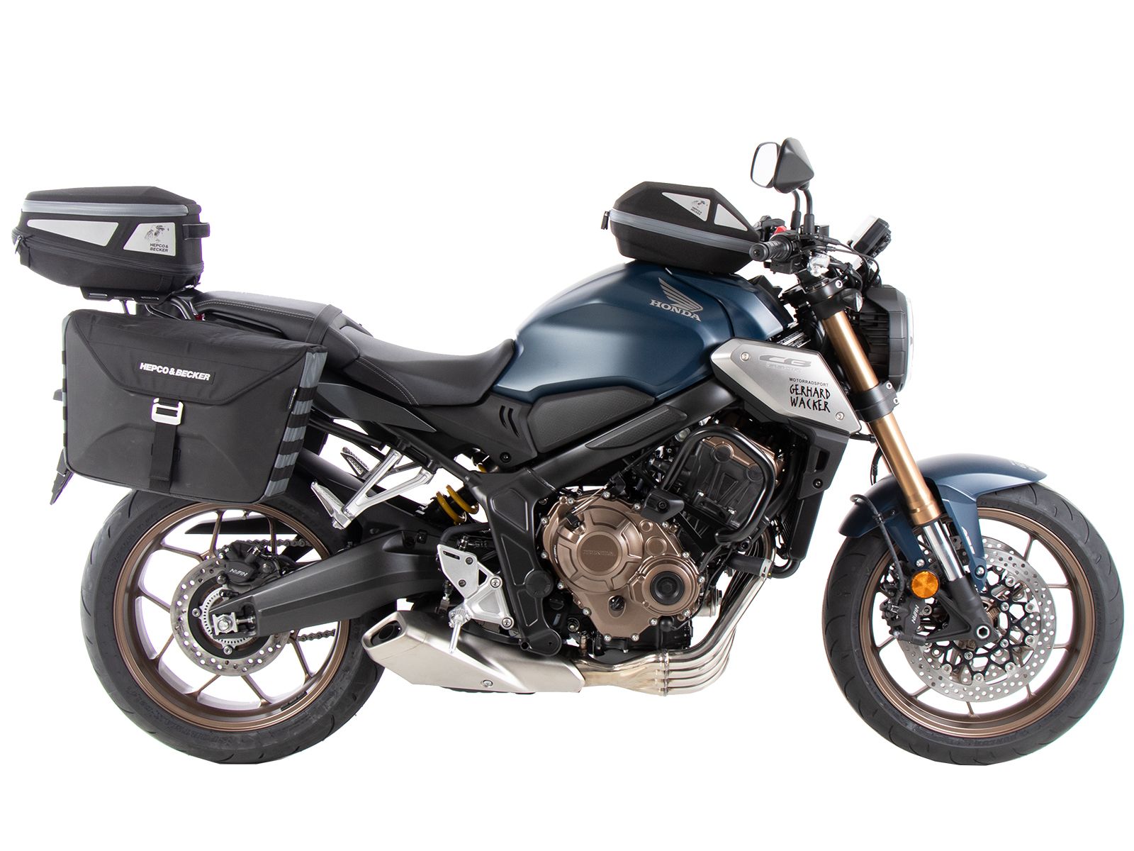 C-Bow Seitenträger schwarz Honda CB 650 R (21-23) Hepco & Becker