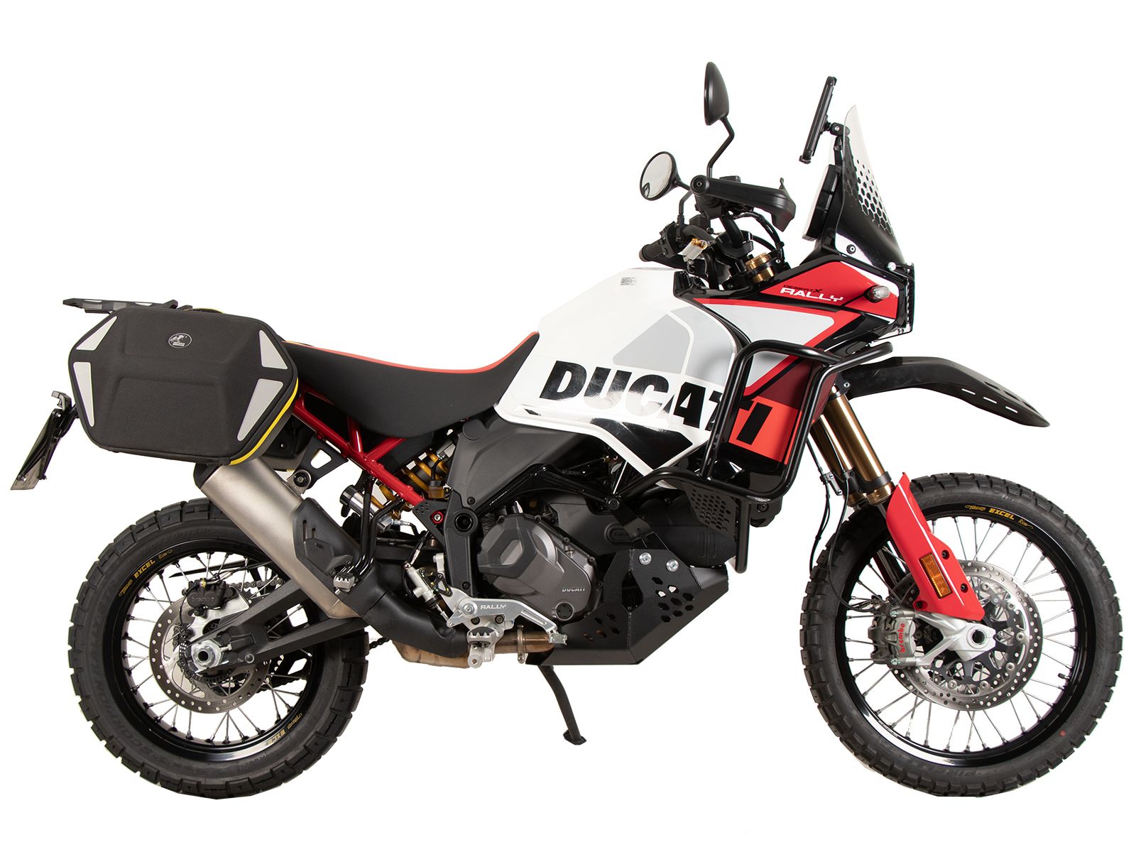 C-Bow Seitenträger schwarz für Ducati DesertX Rally (24-) Hepco & Becker