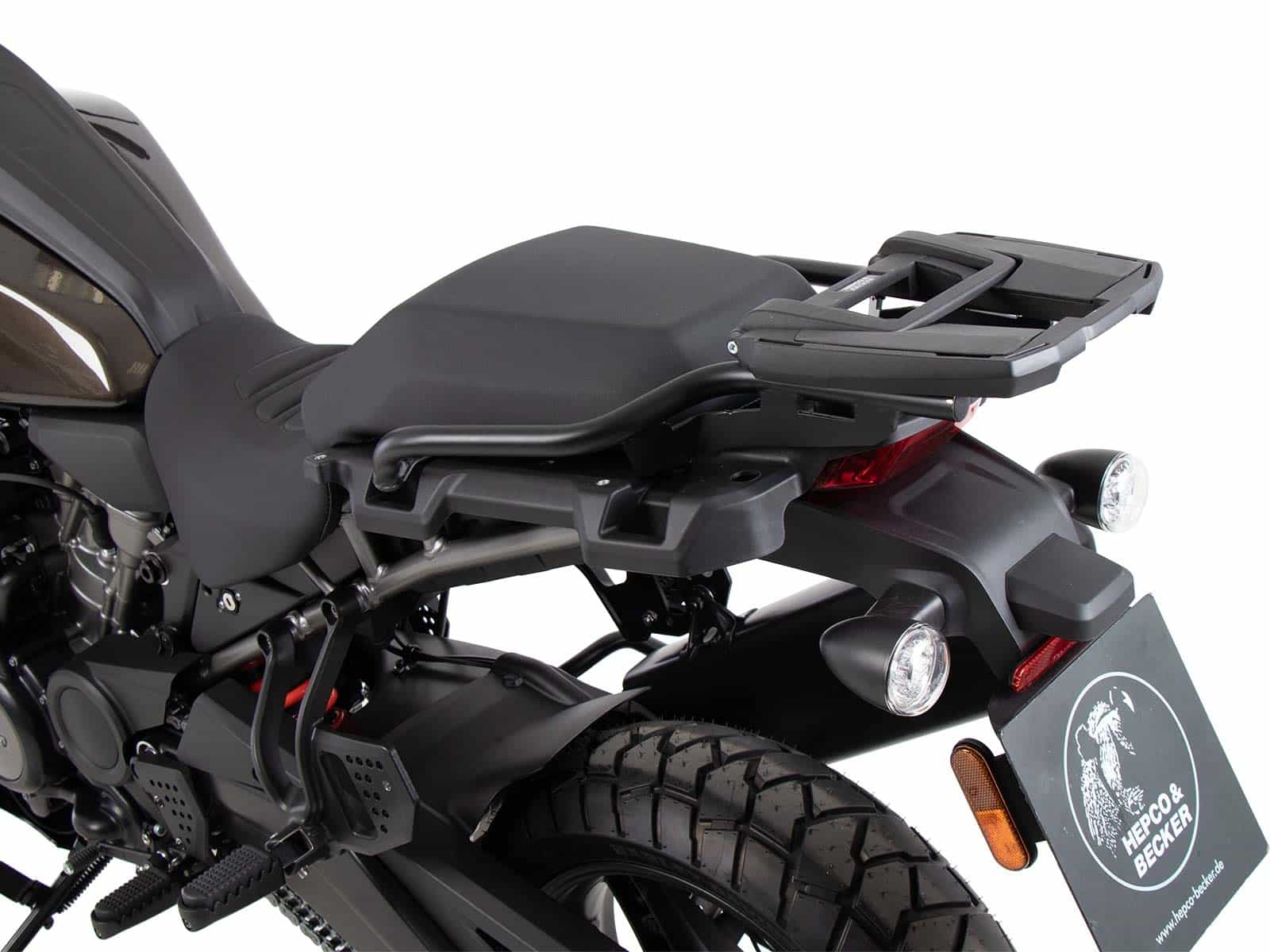 Easyrack Topcaseträger schwarz für Harley Davidson Pan America (21-) Hepco & Becker