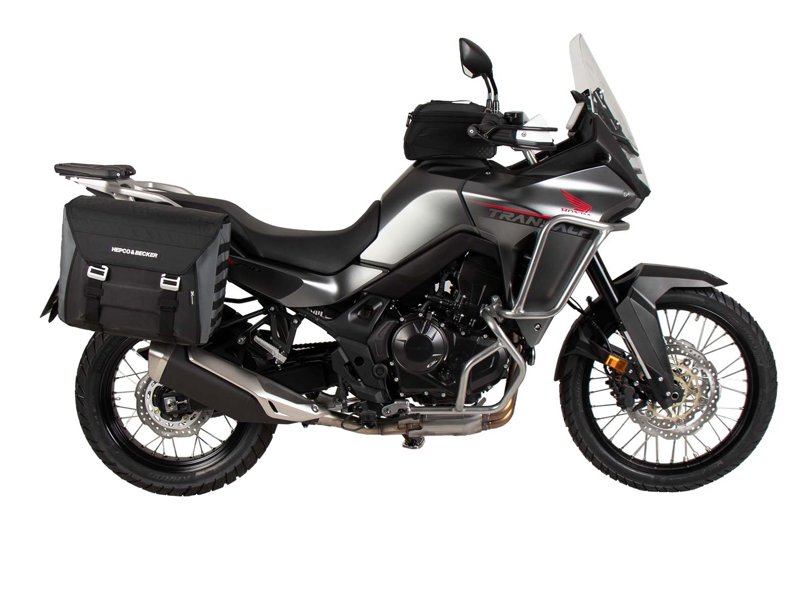 Seitentaschensatz Xtravel Basic inkl. 2x Universaladapterplatte für Rohrseitenkofferträger