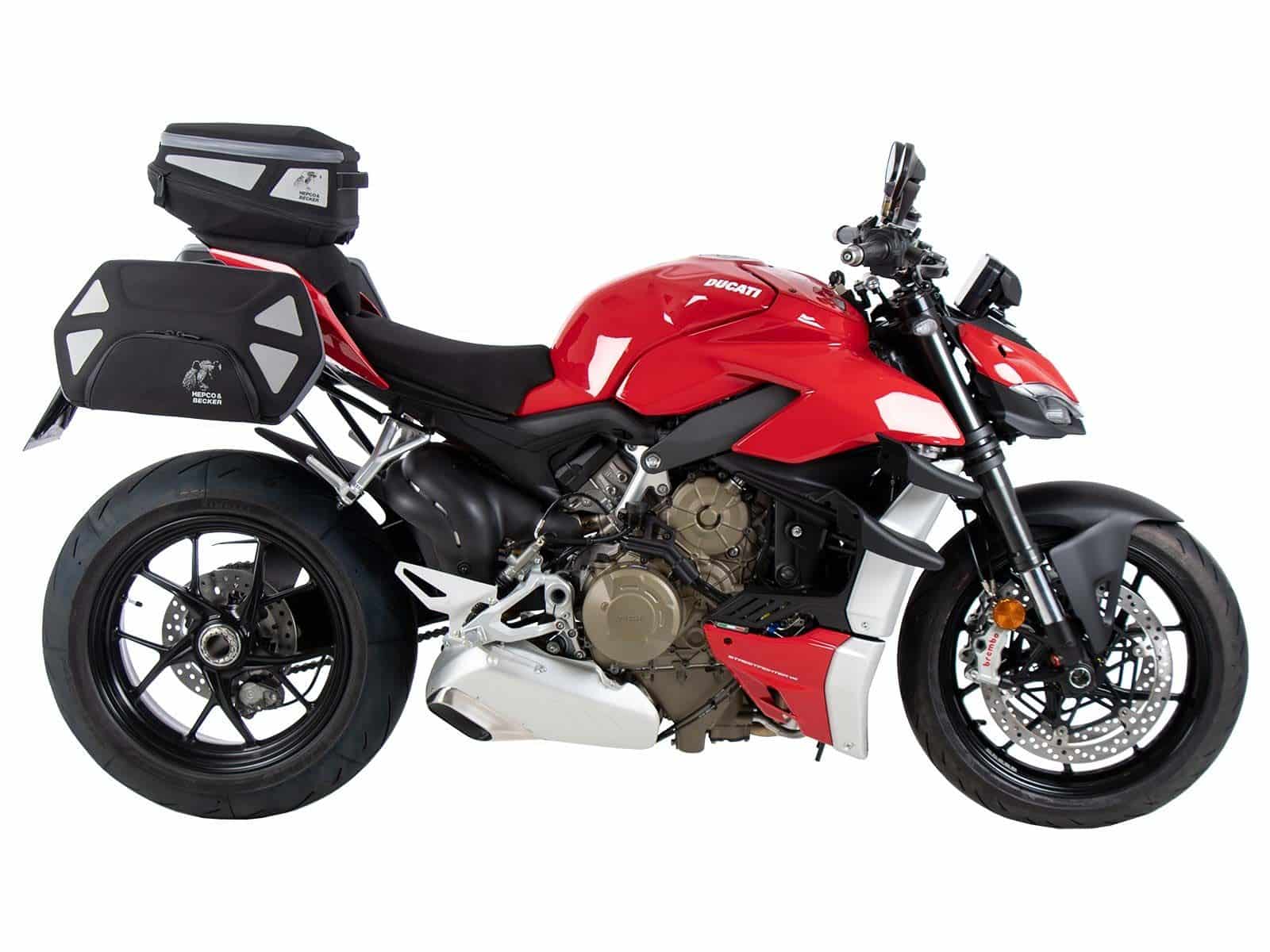 C-Bow Seitenträger schwarz für Ducati Panigale V4 /S /R (18-24) Hepco & Becker