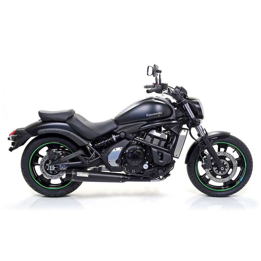 ARROW Auspuff Komplettanlage DARK REBEL für Kawasaki Vulcan S 650 (14-16)