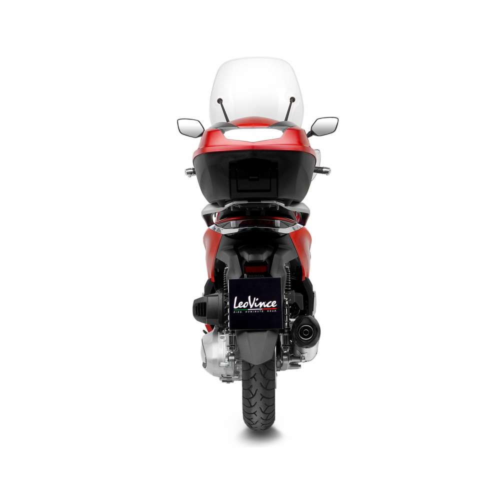 LeoVince Auspuffanlage LV One Evo für Honda SH 350 i, Edelstahl silber, slip on, E-Gutachten