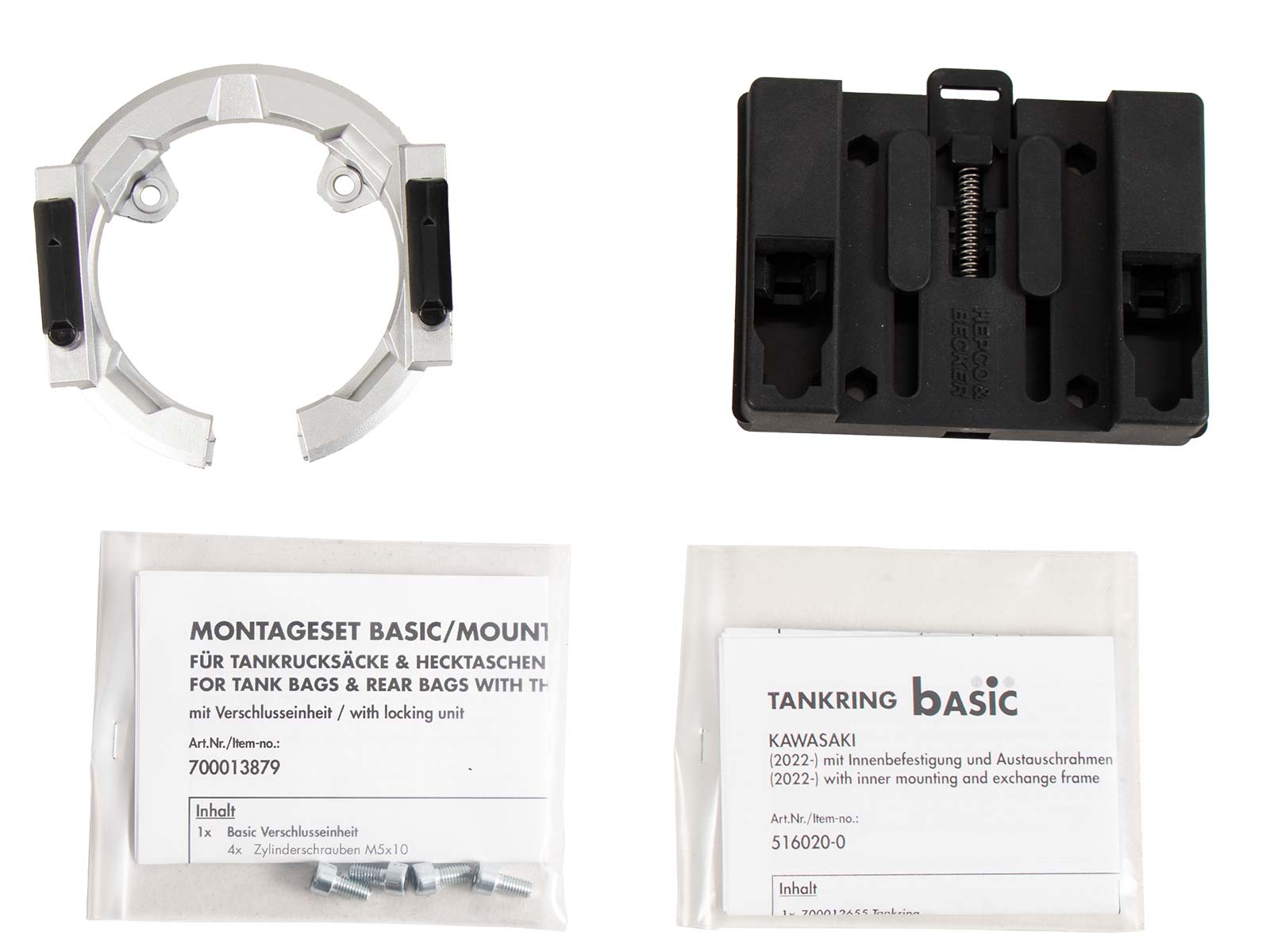 Tankring Basic inkl. Tankrucksackverschlusseinheit für Kawasaki Z 900 /SE (25- ) Hepco & Becker